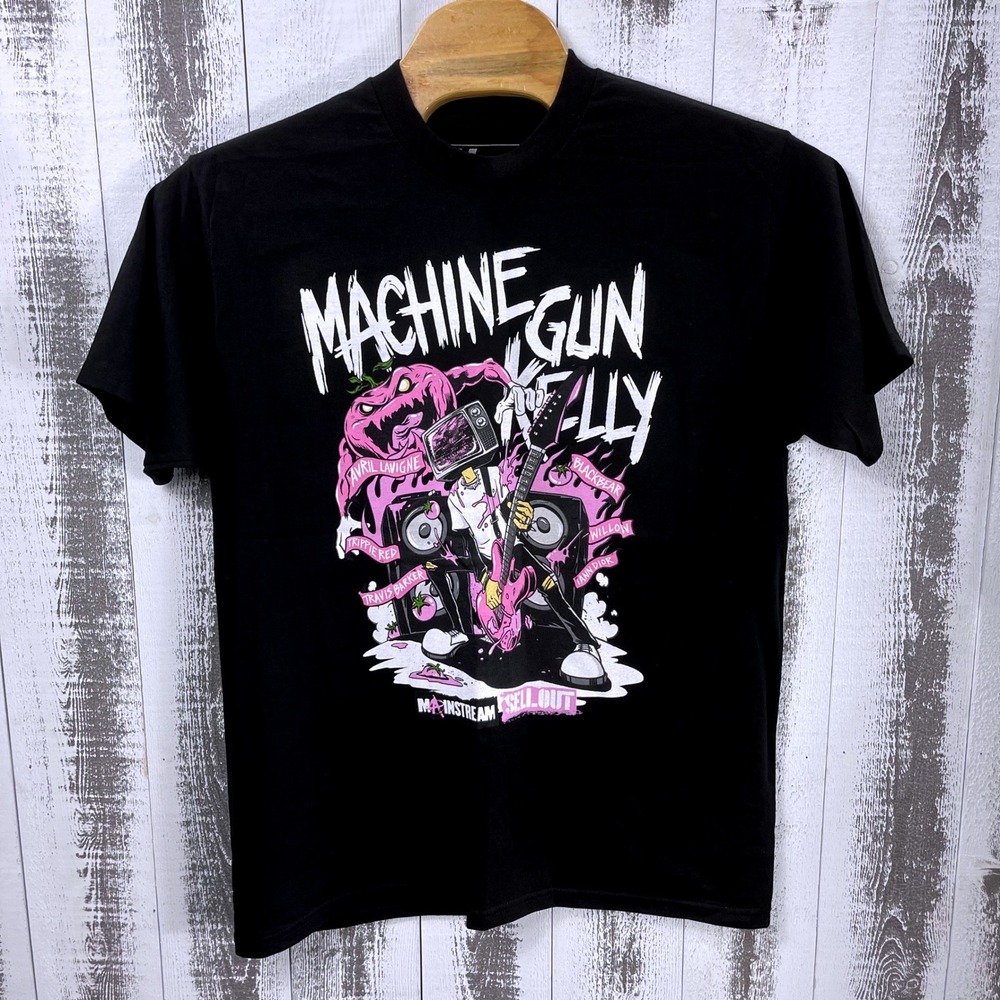 Machine Gun Kelly Graphic T-Shirt Men's XL Mainstream‎ Sellout Tour Black